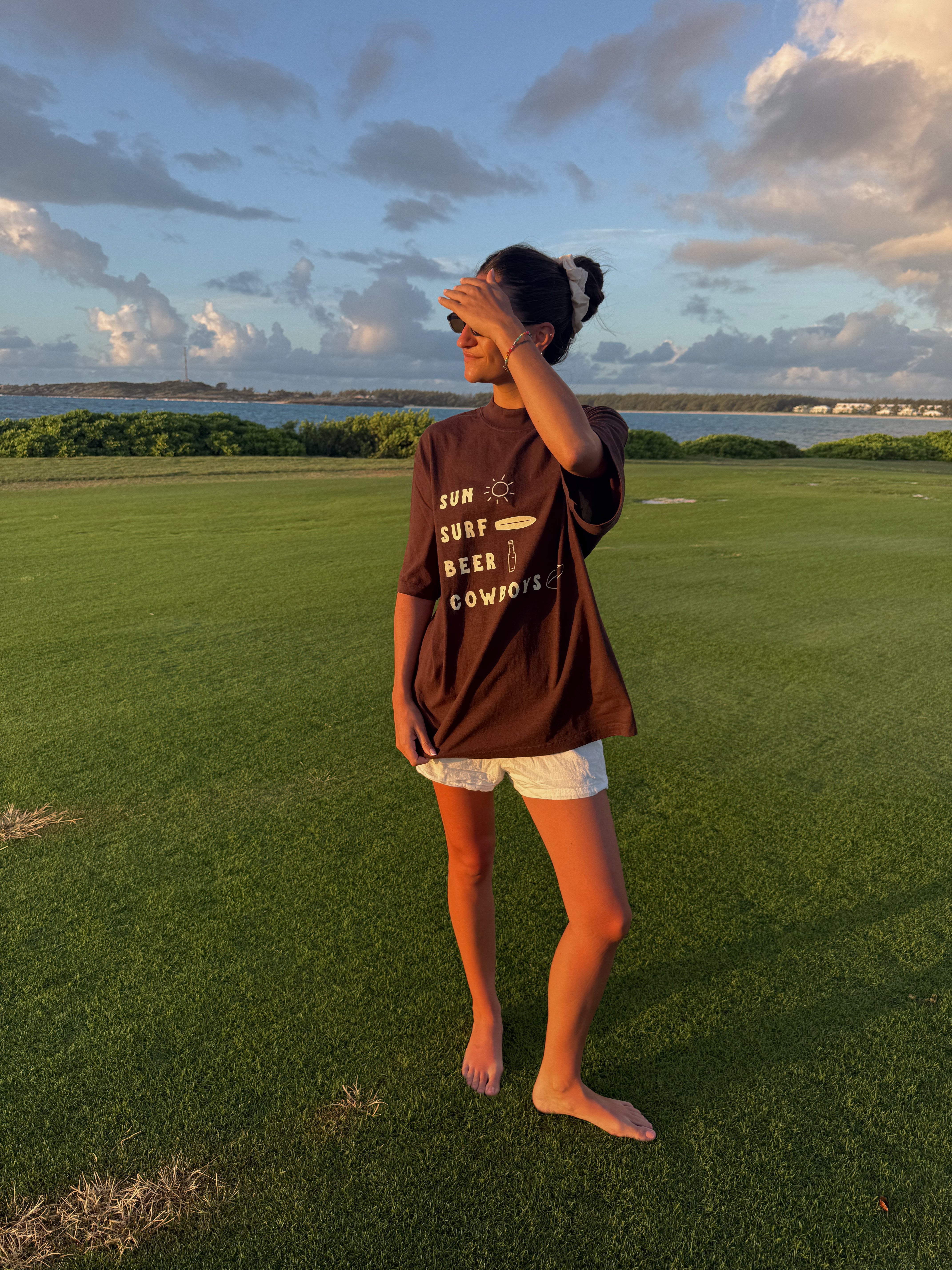 Sun Surf Beer Cowboys Mockneck