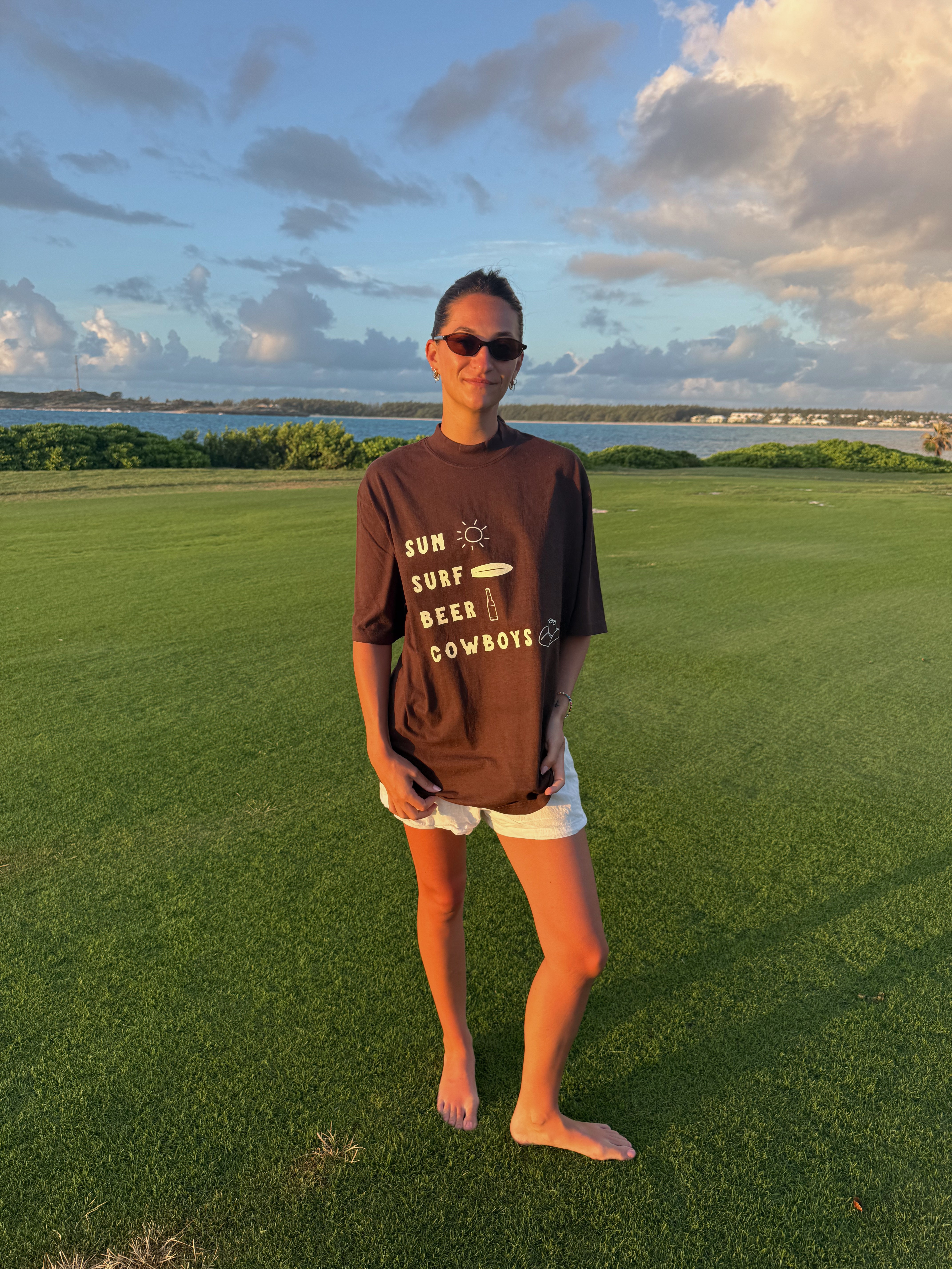 Sun Surf Beer Cowboys Mockneck