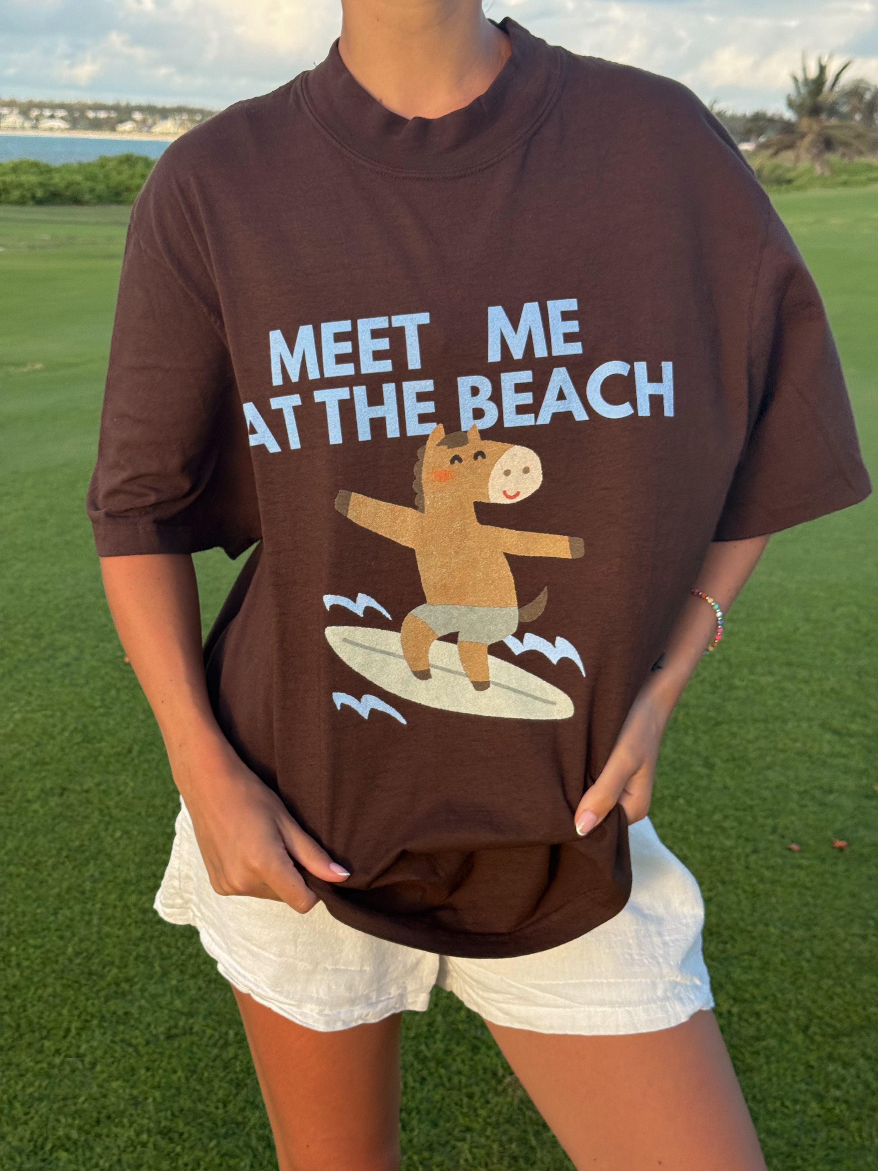 Meet Me At The Beach Mockneck