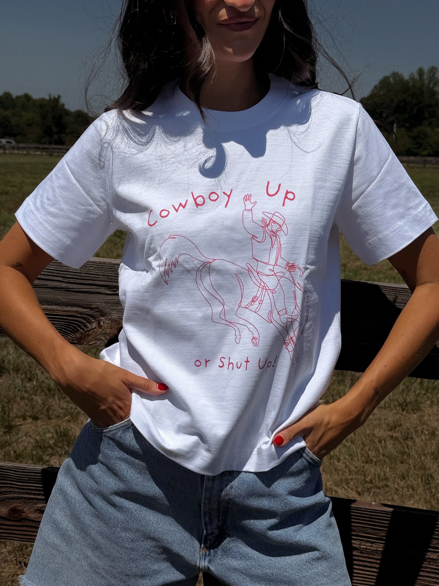 Cowboy Up Tee