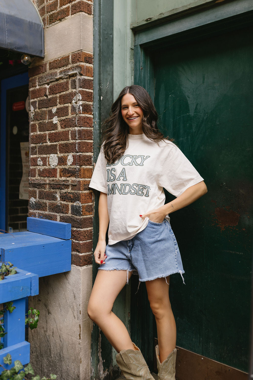 Lucky Is A Mindset Mockneck