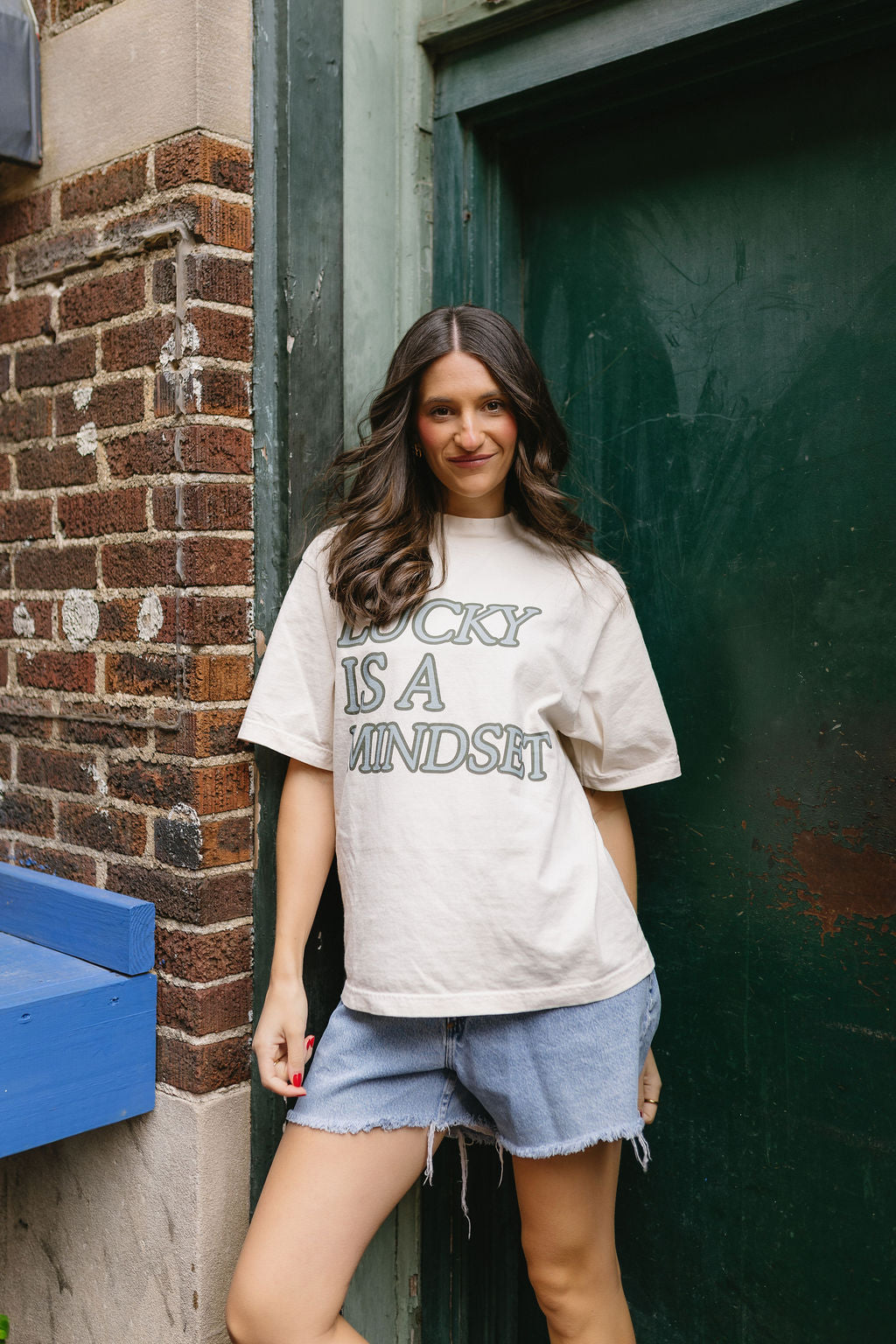 Lucky Is A Mindset Mockneck