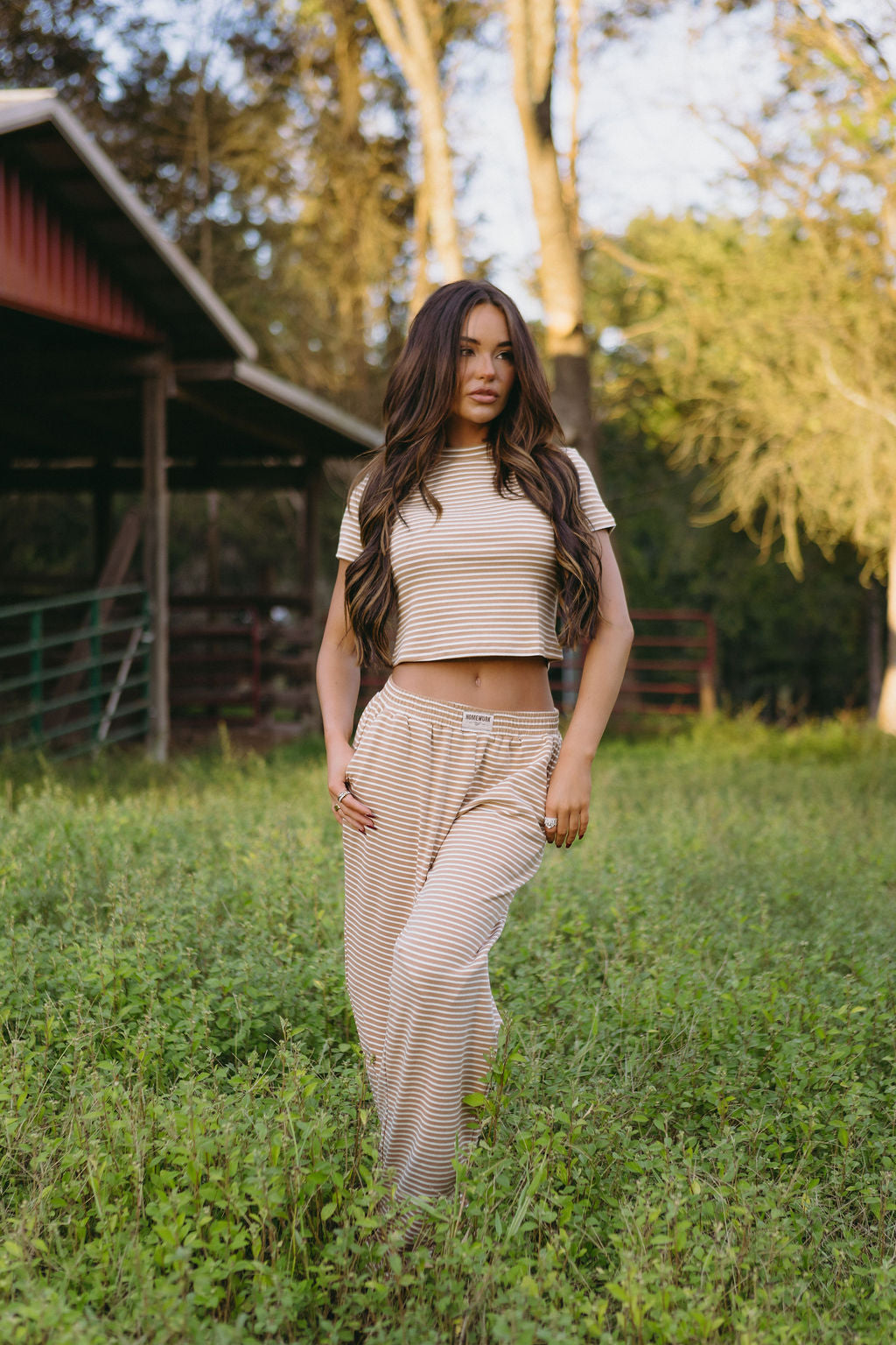 Fawn Striped Pants