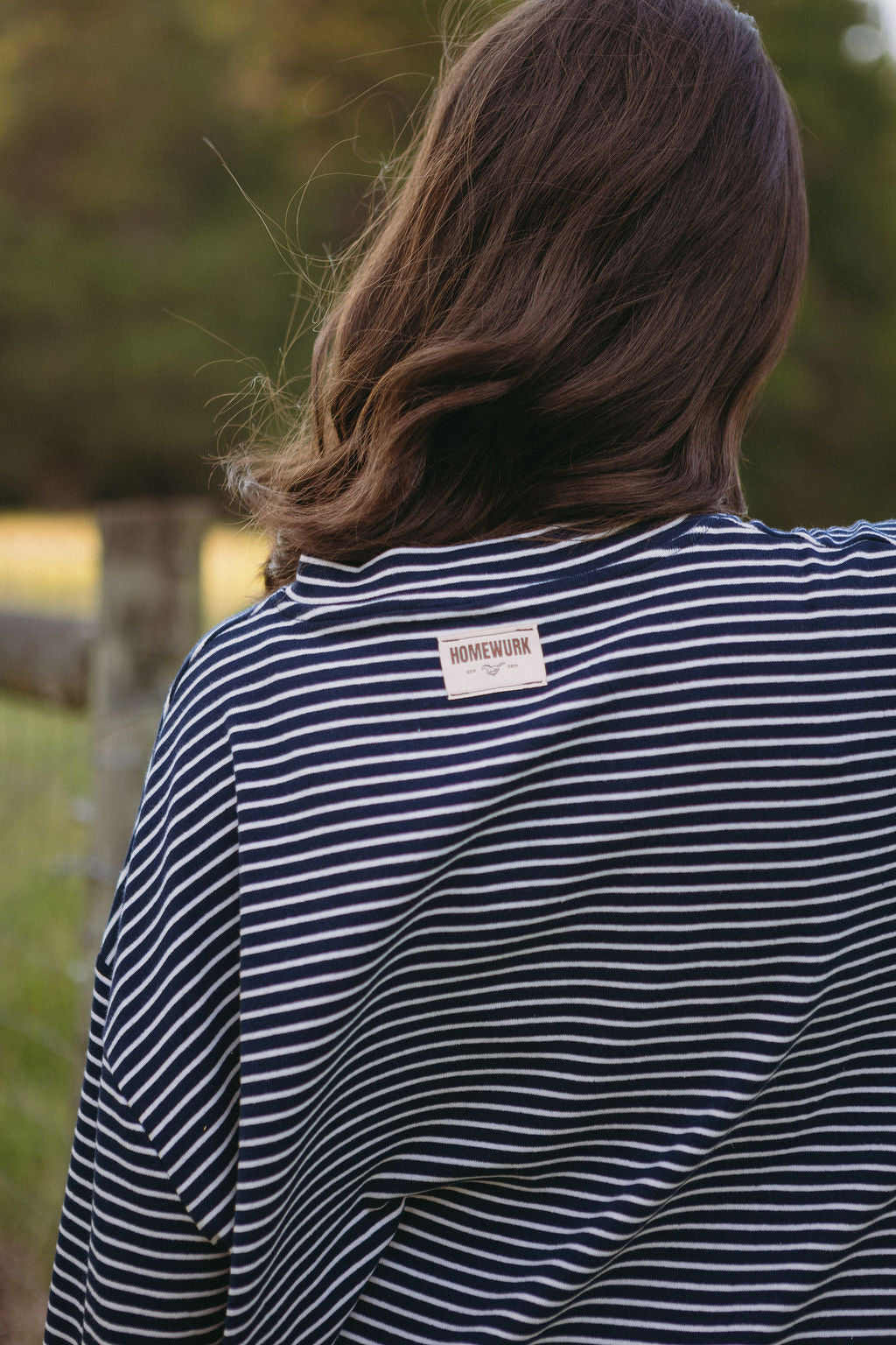 Denim Long Sleeve Henley