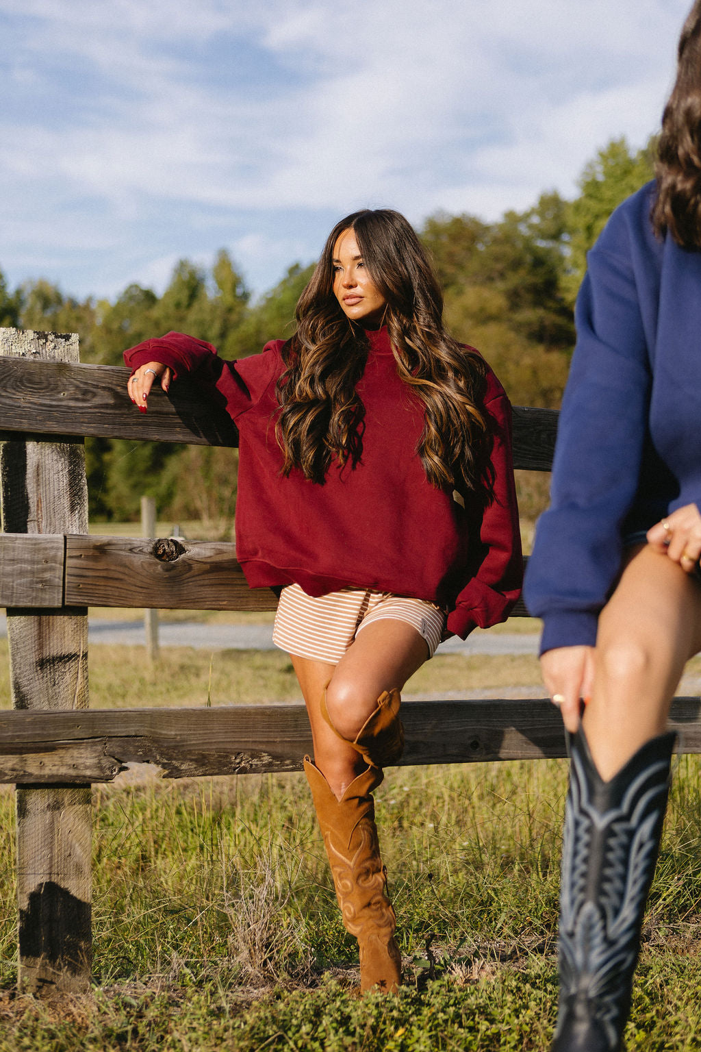Mulberry Mockneck