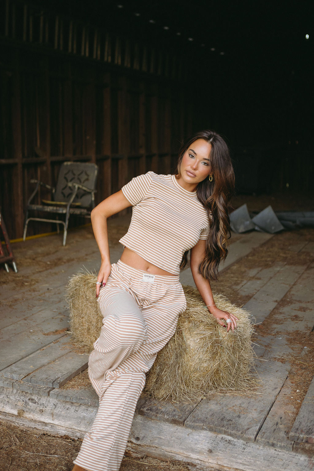 Fawn Striped Pants