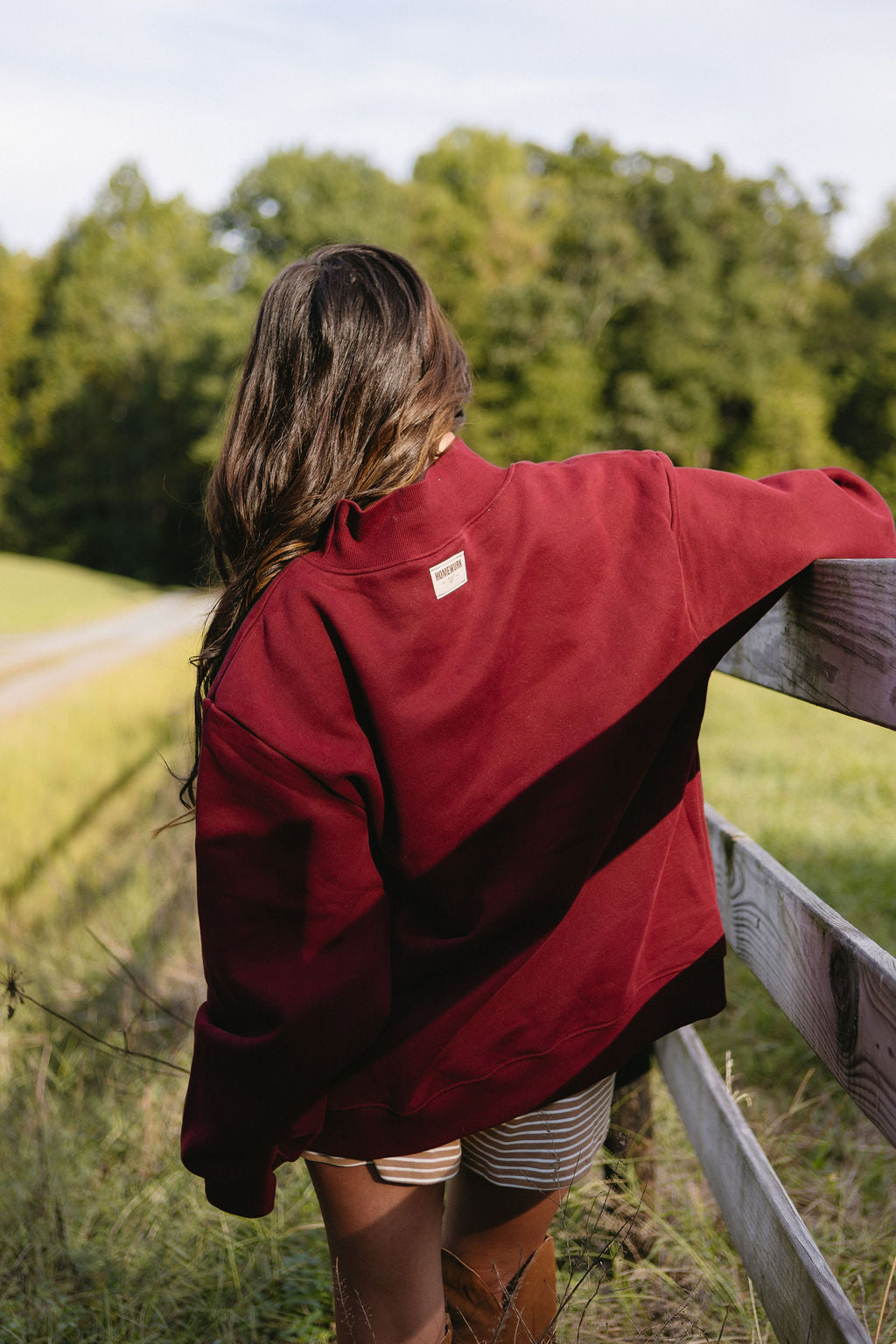 Mulberry Mockneck