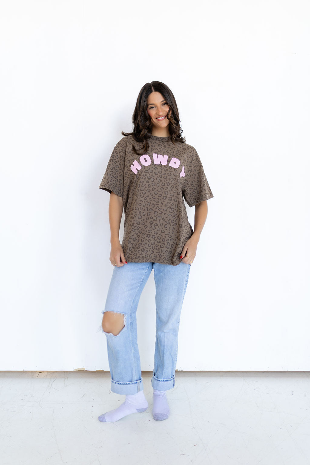 Howdy Cheetah Tee