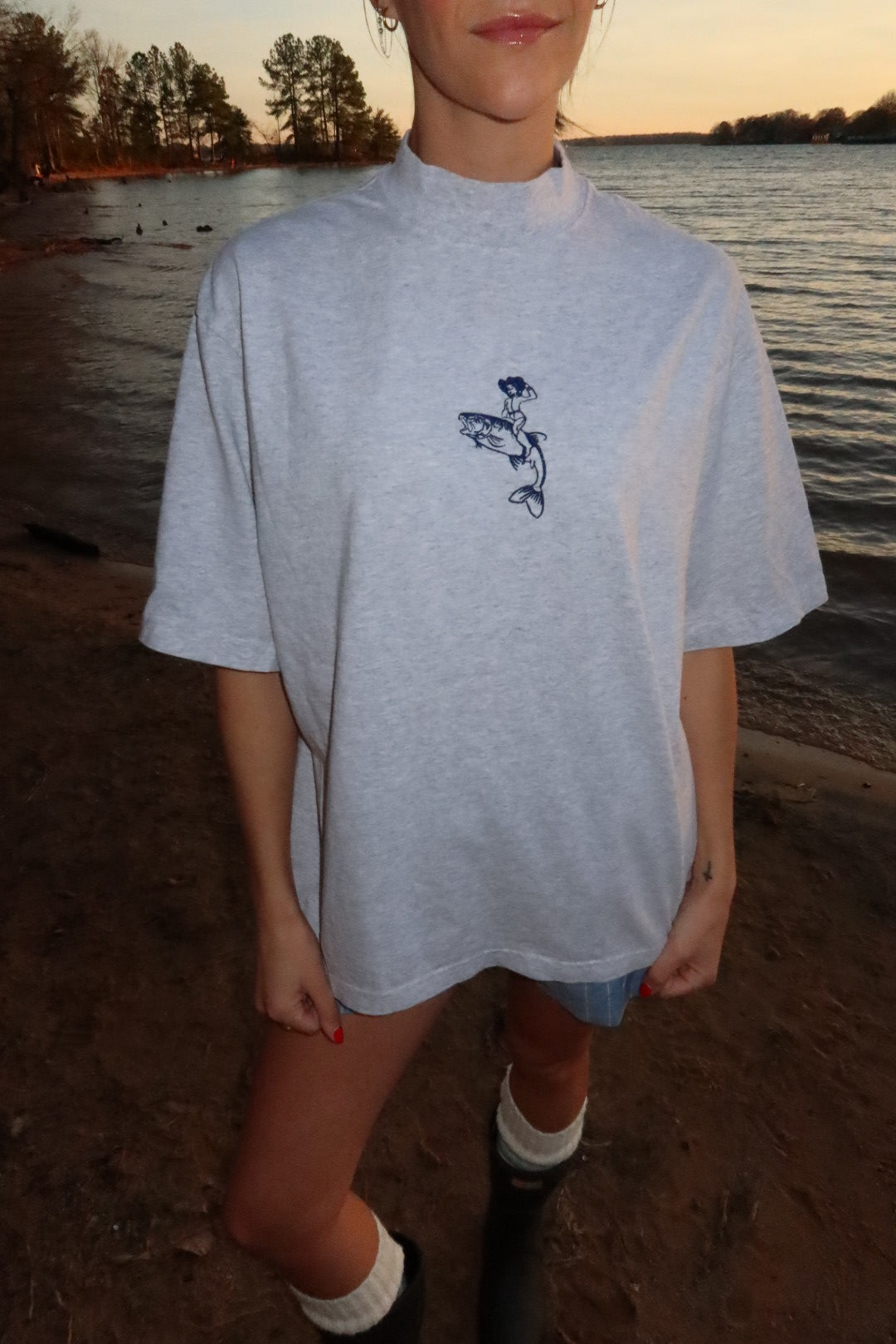 Cowgirl Mockneck