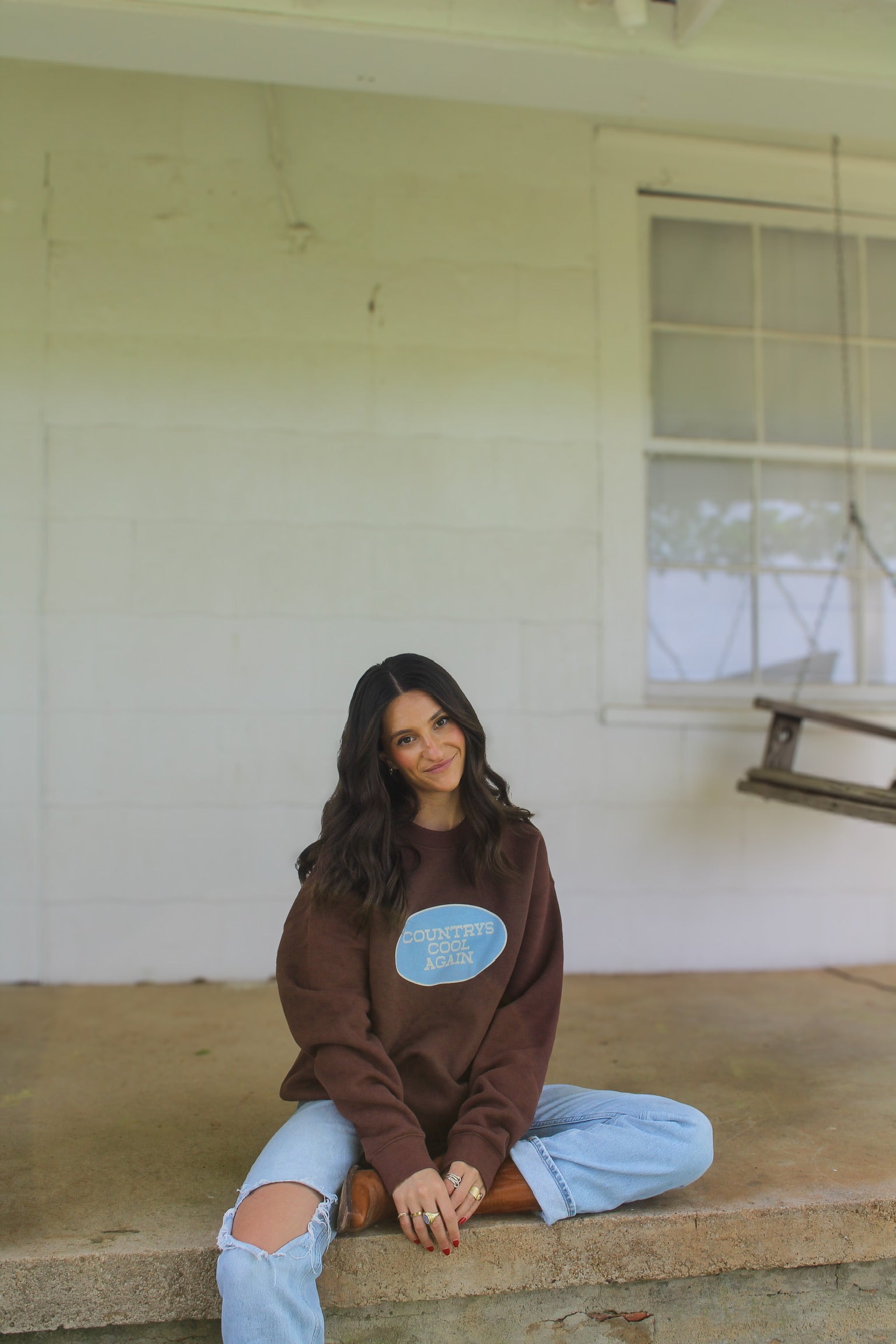 Countrys Cool Again Crewneck