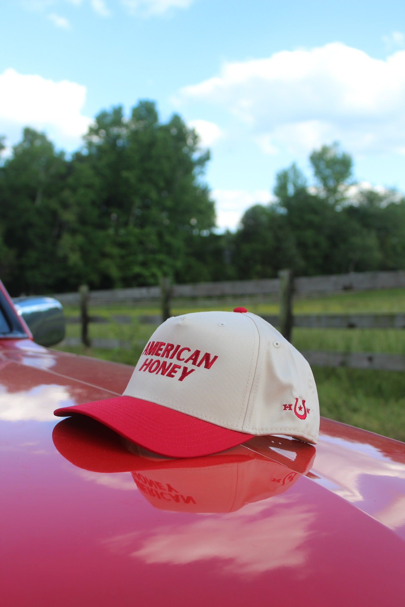 American Honey Hat- Red