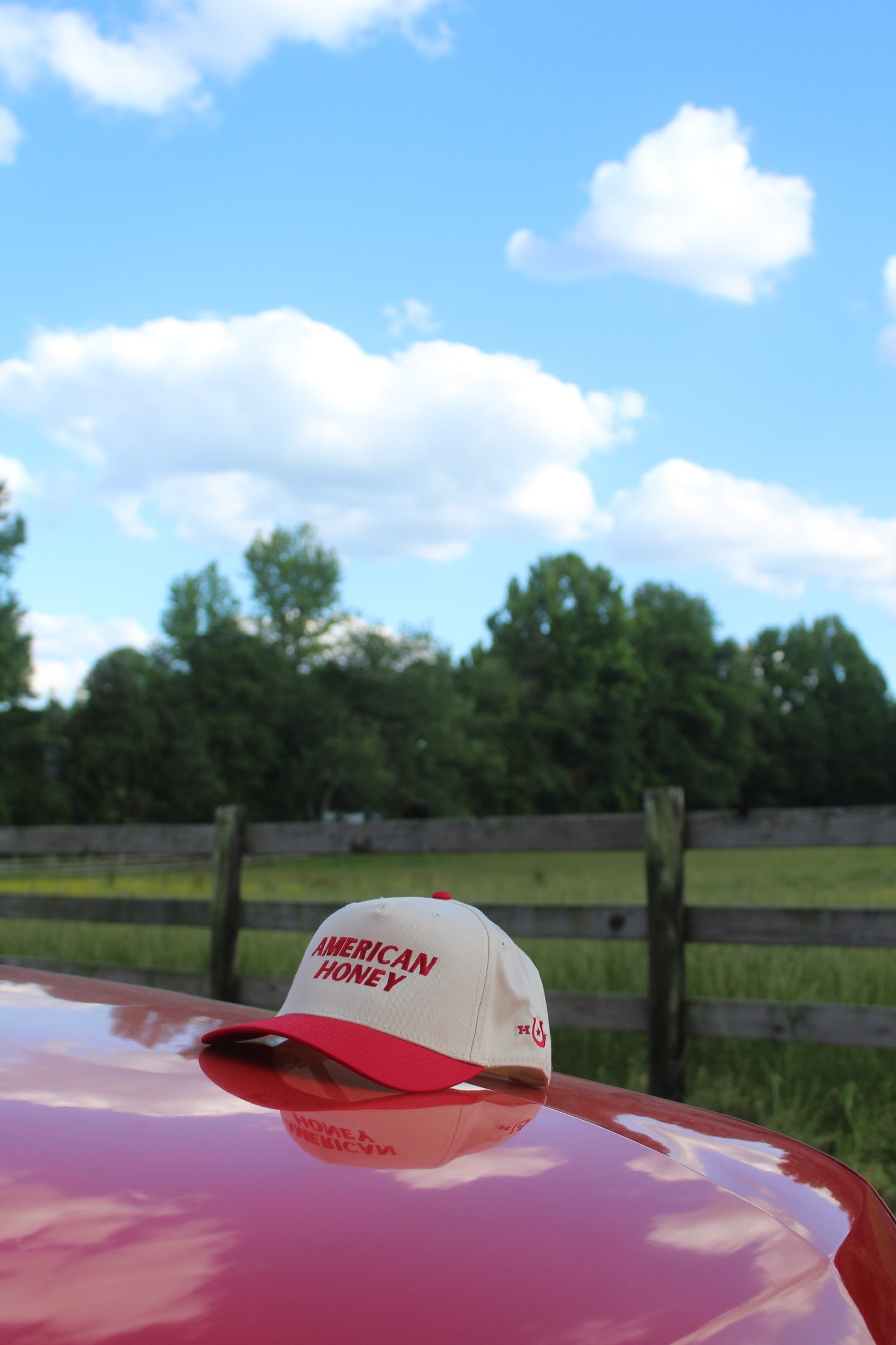 American Honey Hat- Red
