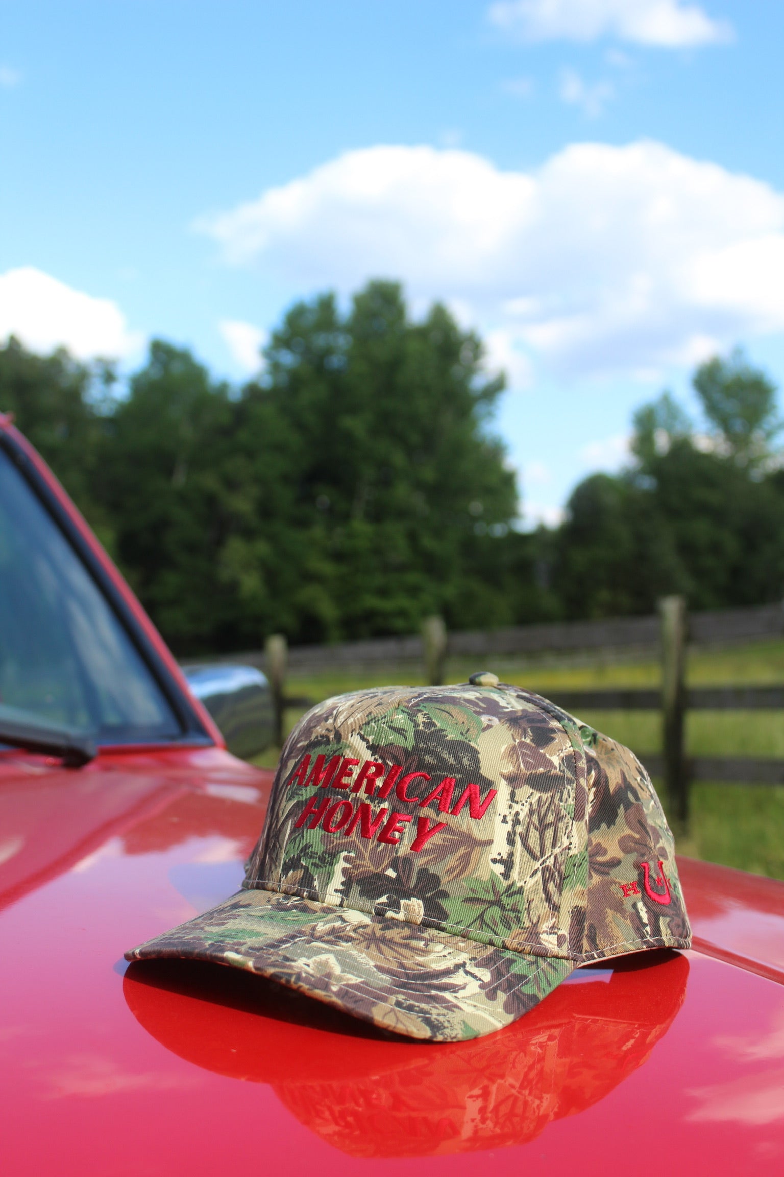 American Honey Hat- Camo