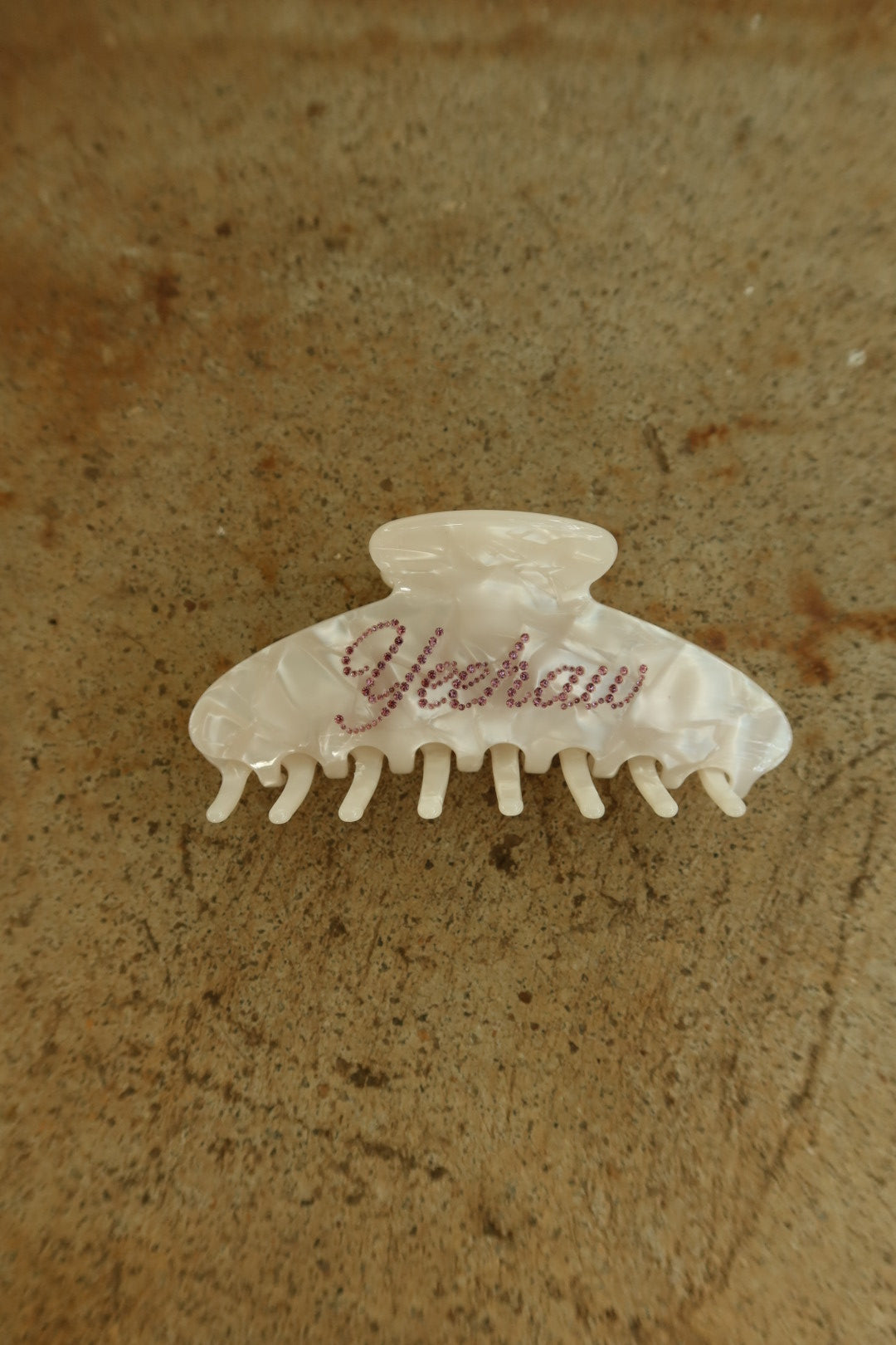 Yeehaw Claw Clip- Rhinestone