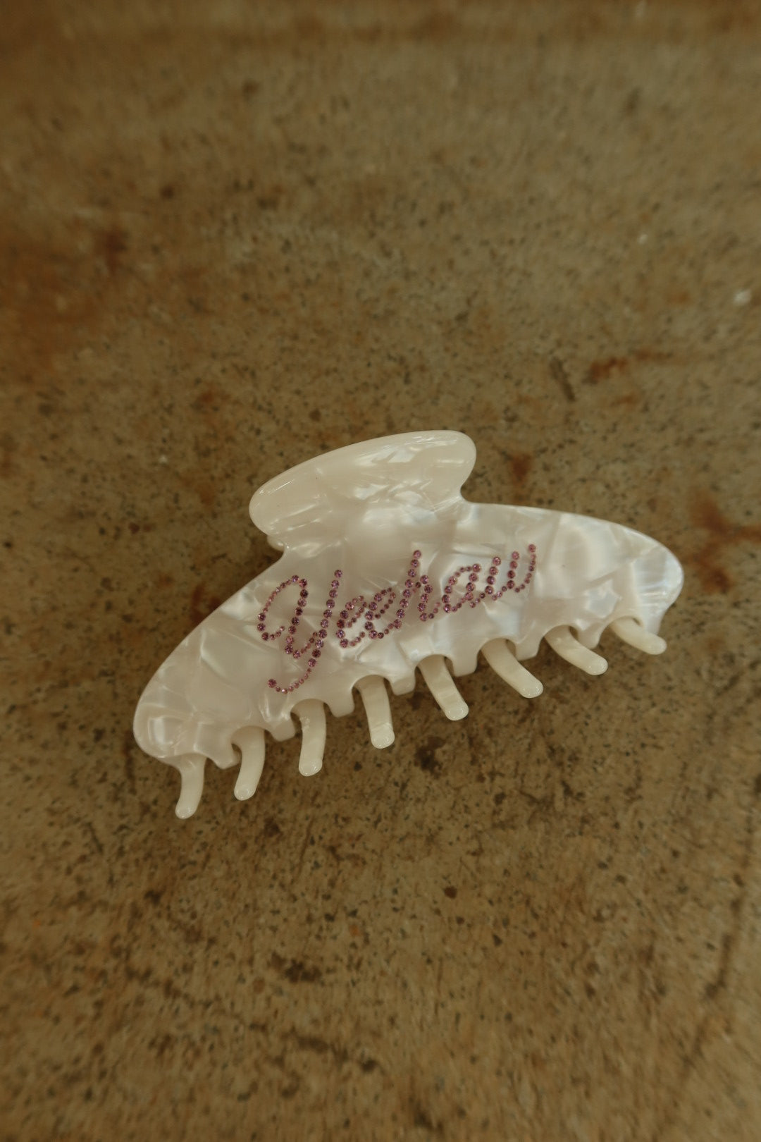 Yeehaw Claw Clip- Rhinestone