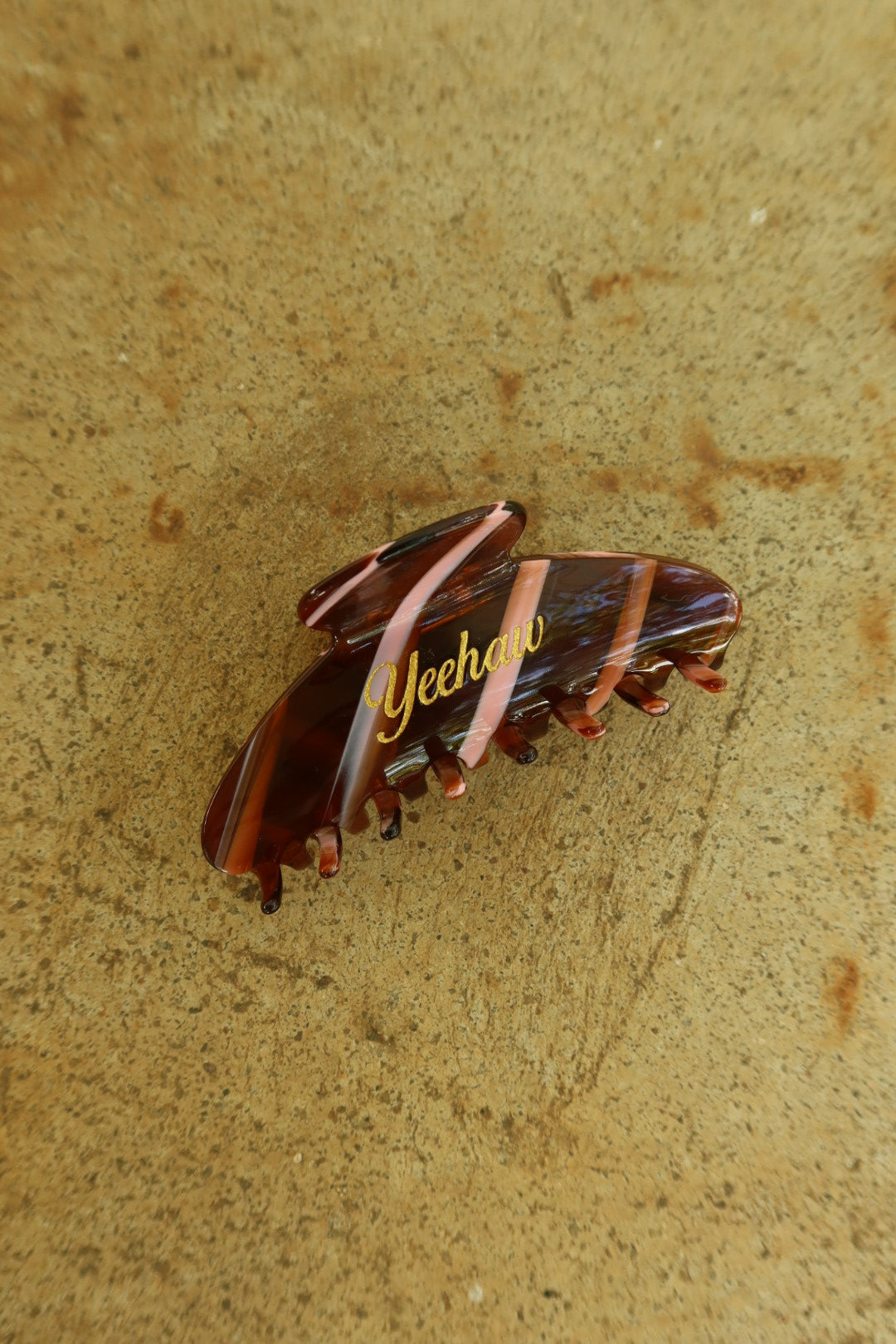 Yeehaw Claw Clip- Engraved