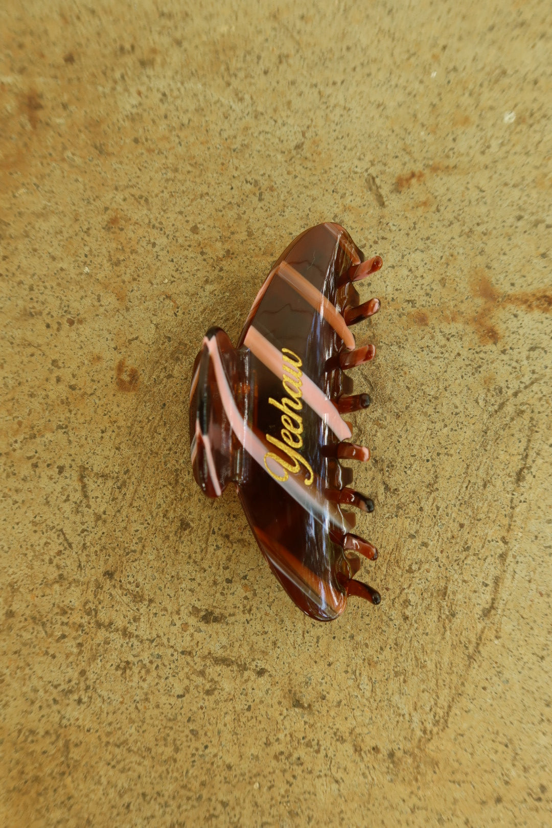 Yeehaw Claw Clip- Engraved
