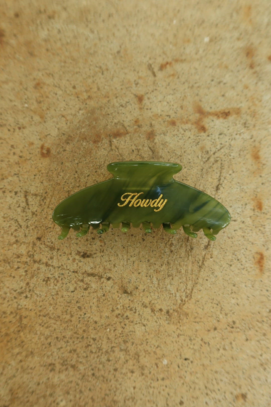 Howdy Claw Clip- Engraved