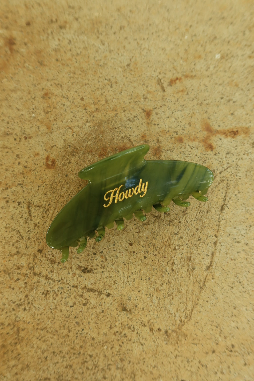 Howdy Claw Clip- Engraved