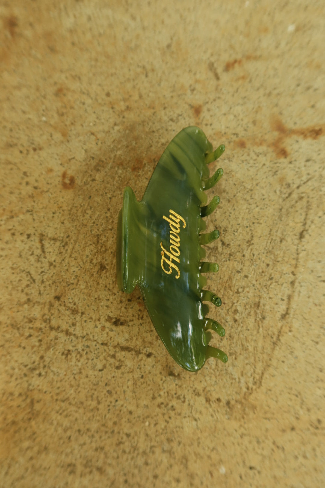 Howdy Claw Clip- Engraved