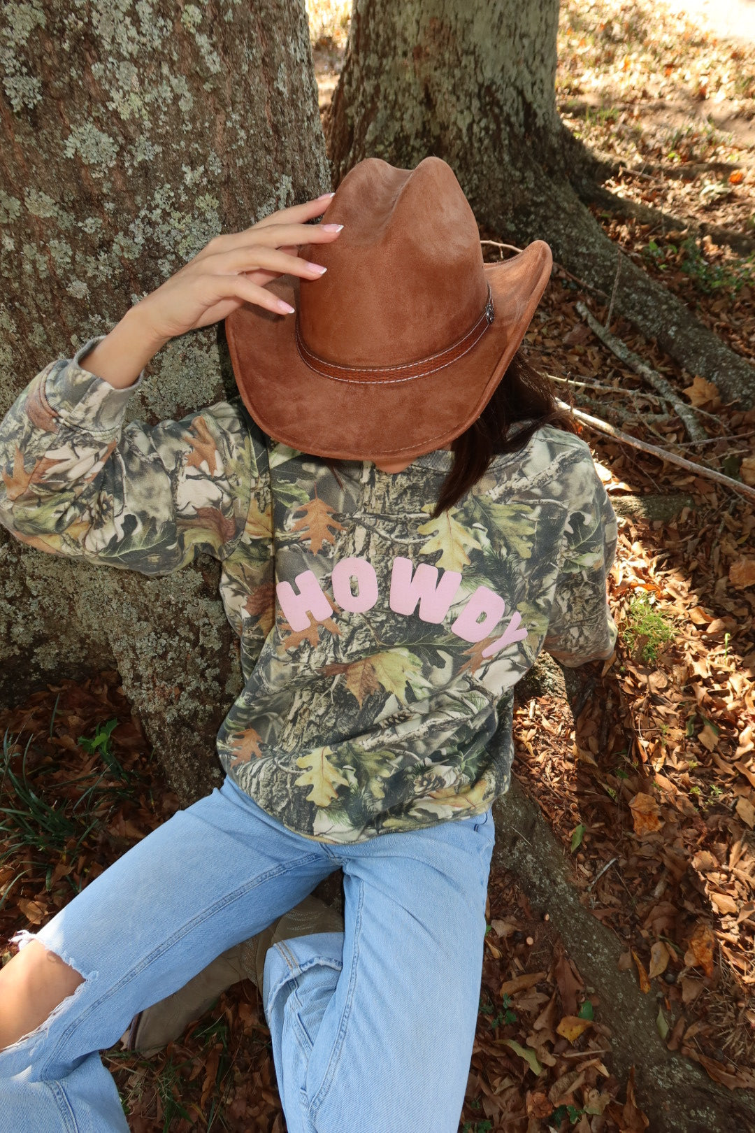 Howdy Camo Crewneck