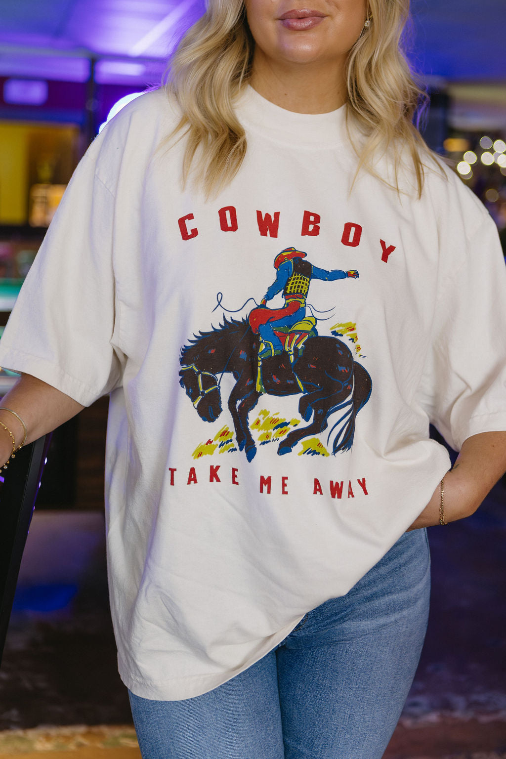 Cowboy Take Me Away Mockneck
