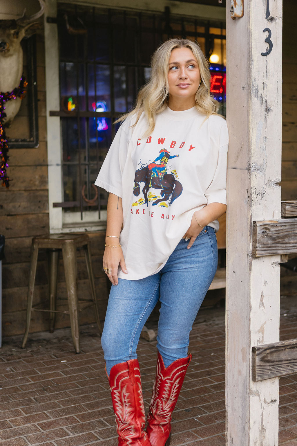 Cowboy Take Me Away Mockneck