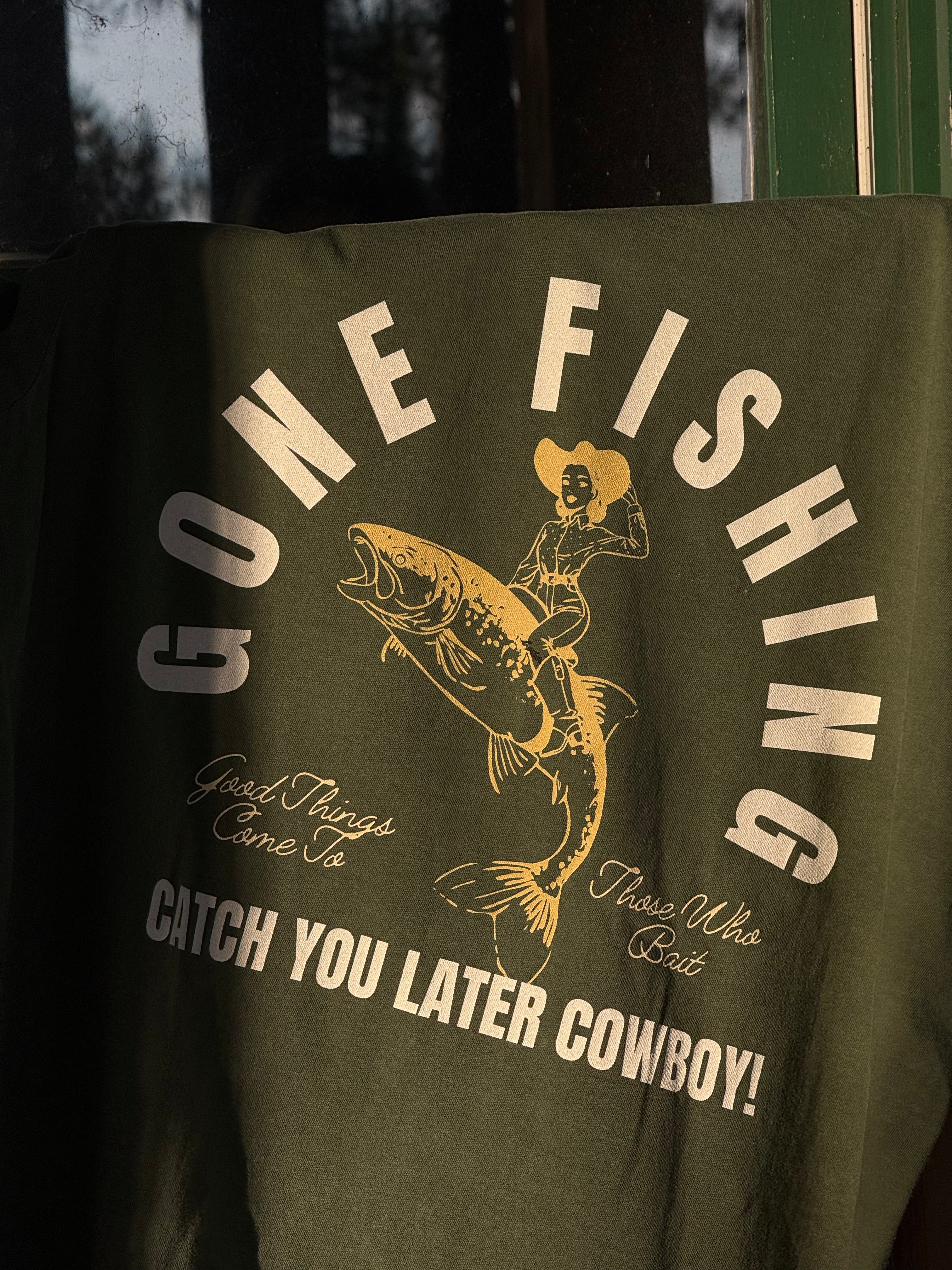 Gone Fishing Tshirt