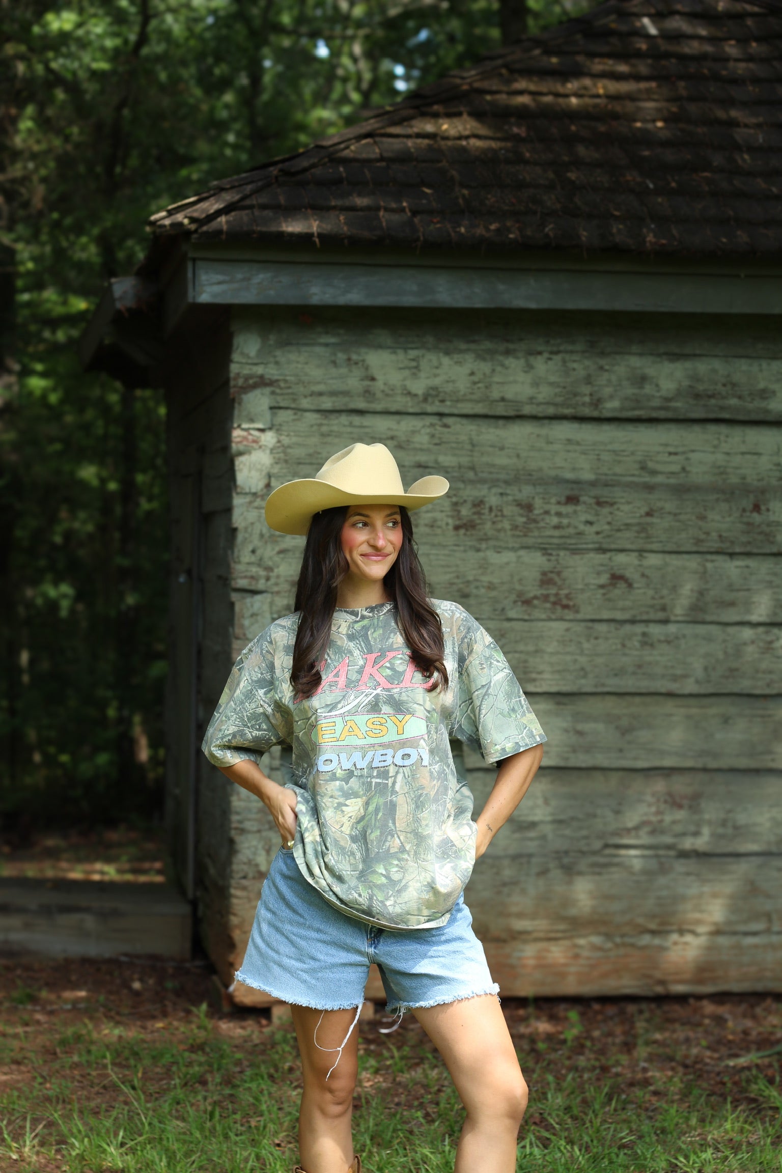 Take It Easy Cowboy Tee