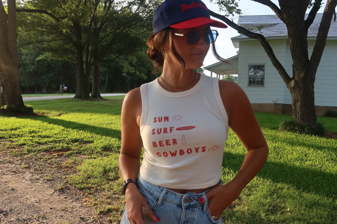 Sun Surf Beer Cowboys Tank