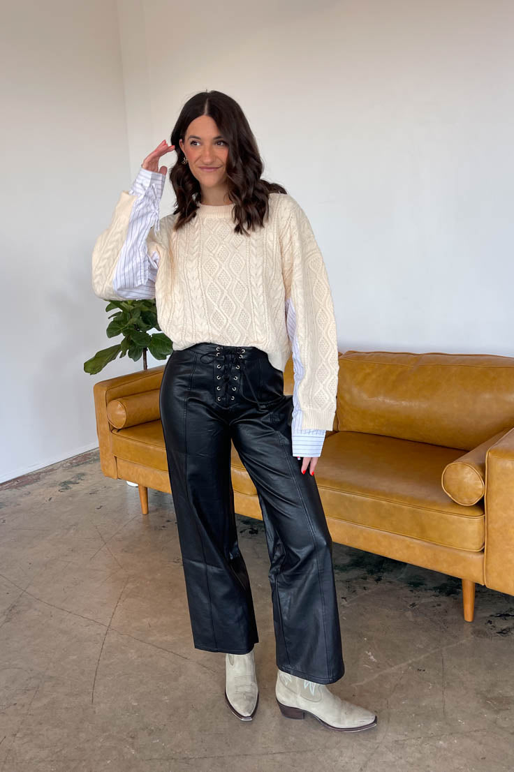 Amanda Leather Pants