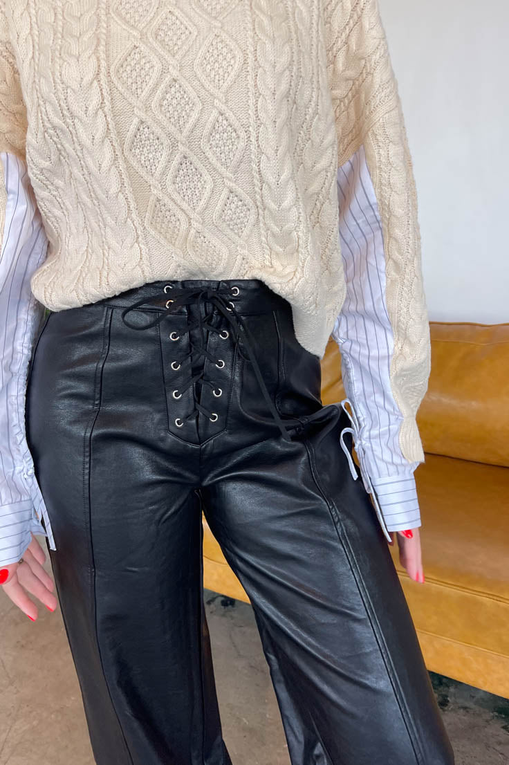 Amanda Leather Pants