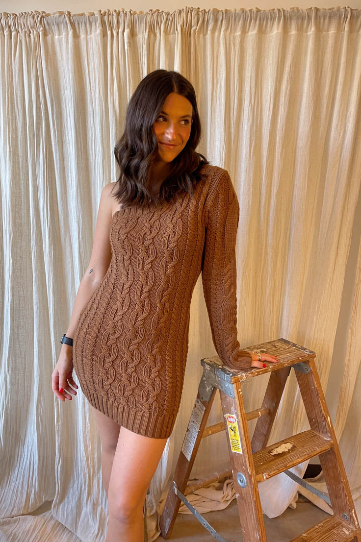 Baylor Dress- Brown