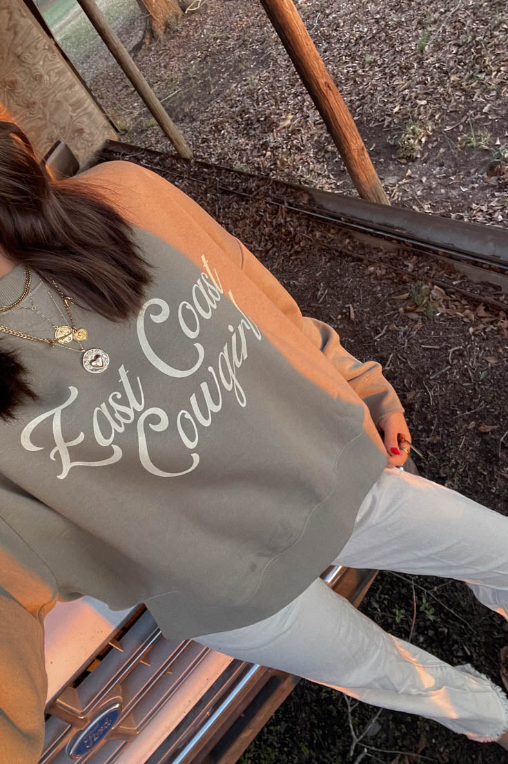 East Coast Cowgirl Sweatshirt- Sage