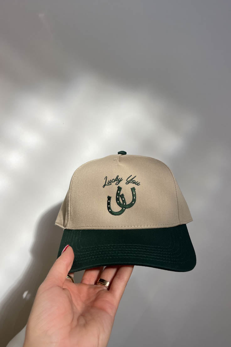 Lucky You Hat- Khaki