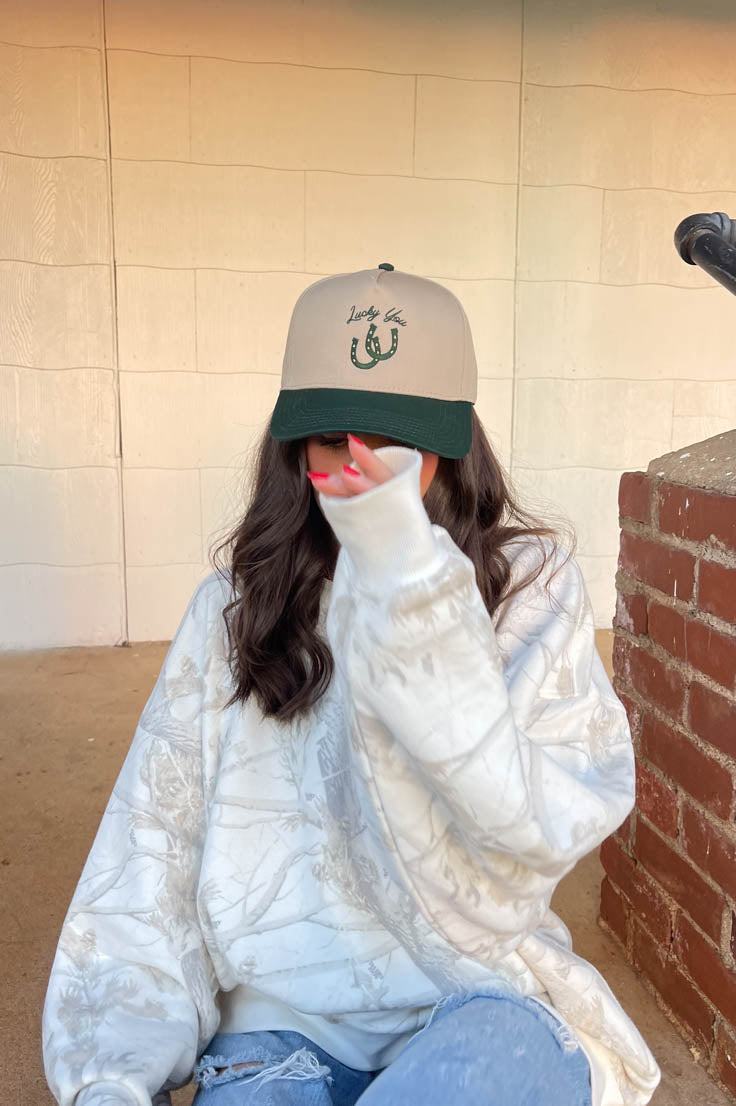 Lucky You Hat- Khaki