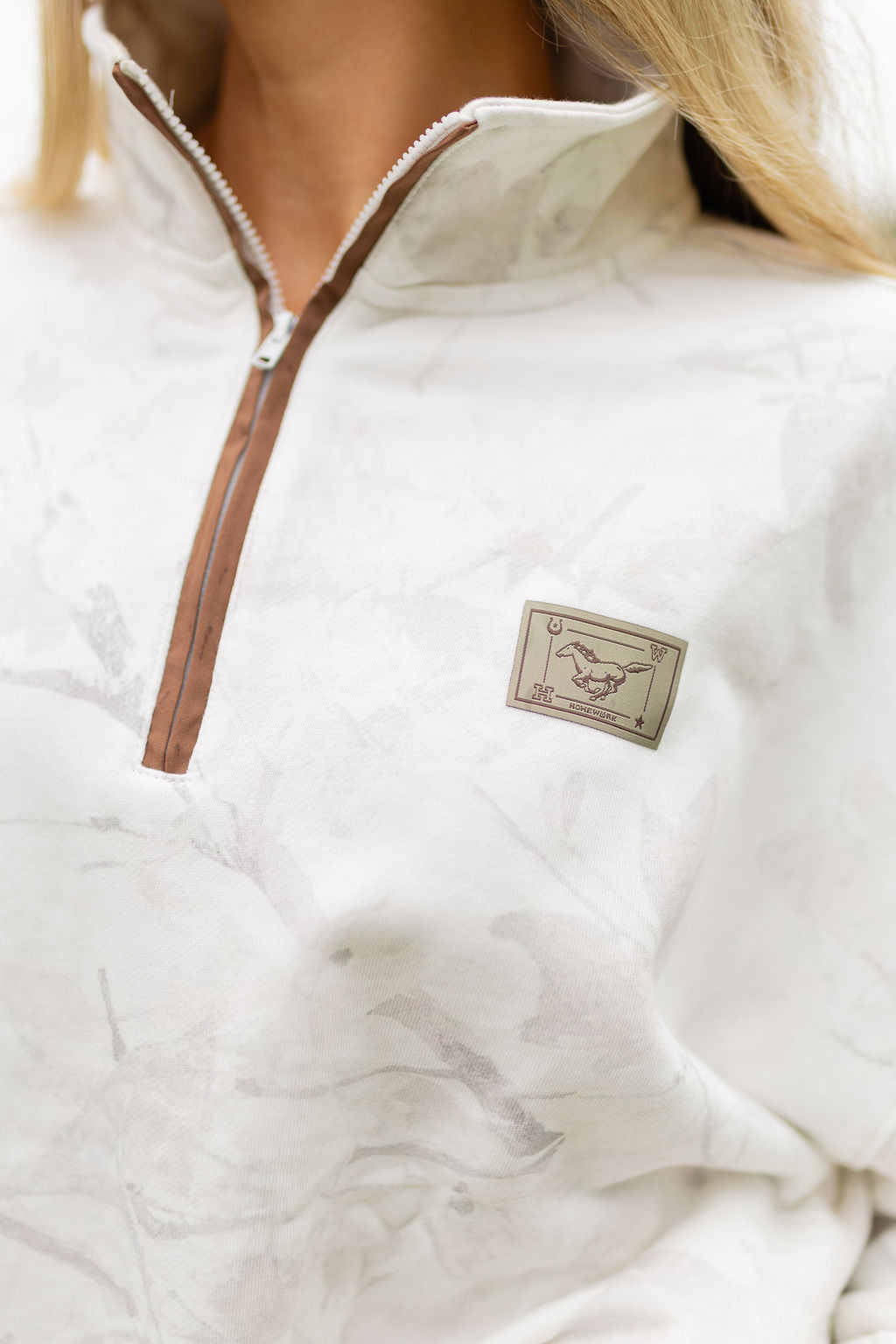 Drift Camo Quarterzip