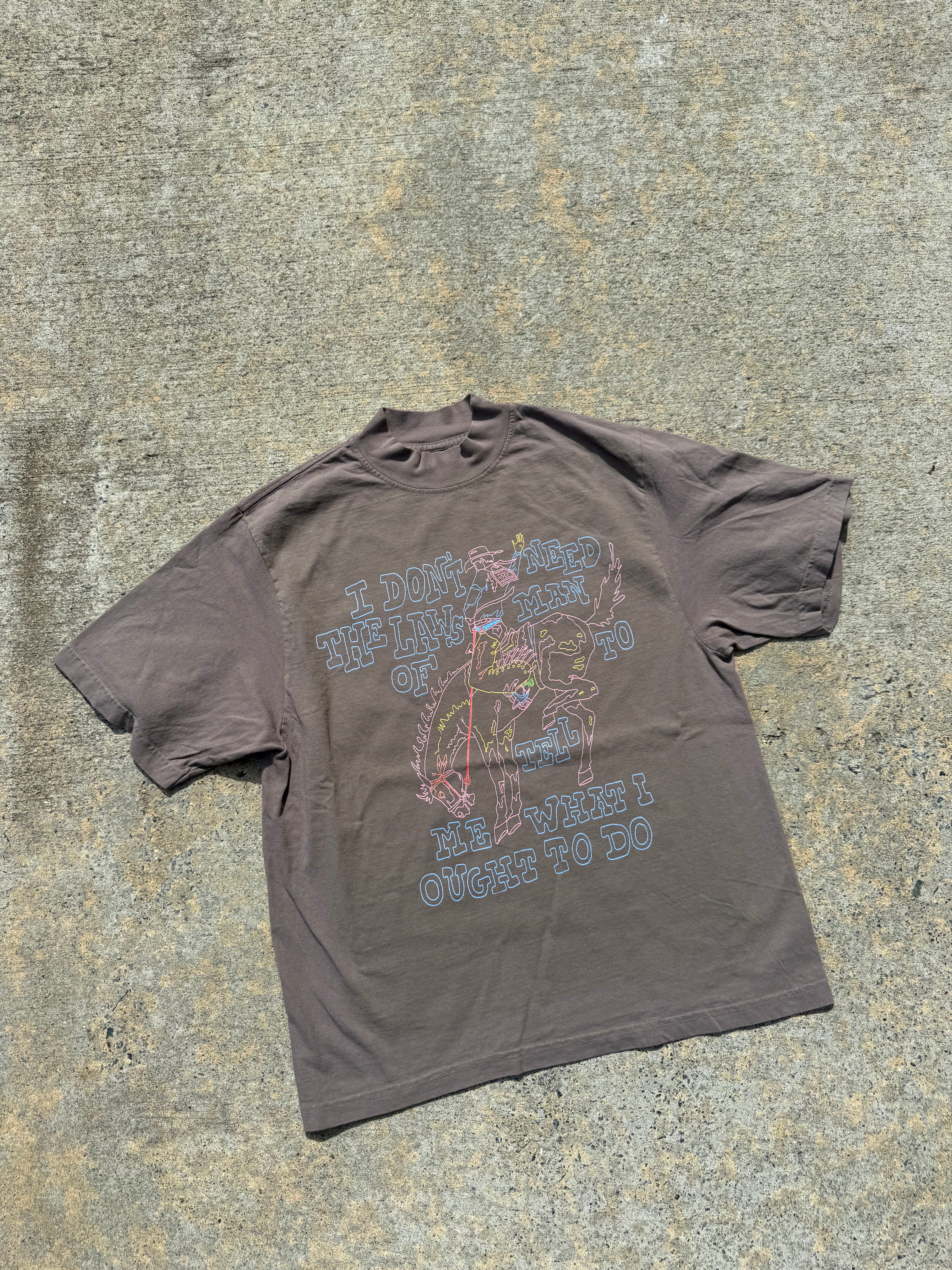 Laws of Man Mockneck- Brown