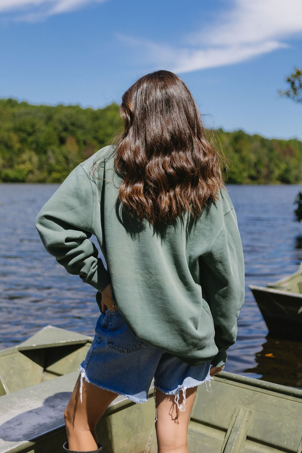 Fish Sweatshirt- Green