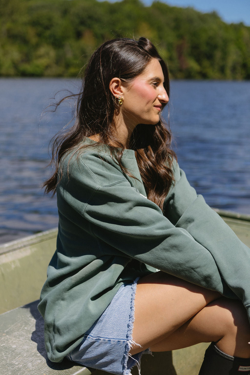 Fish Sweatshirt- Green