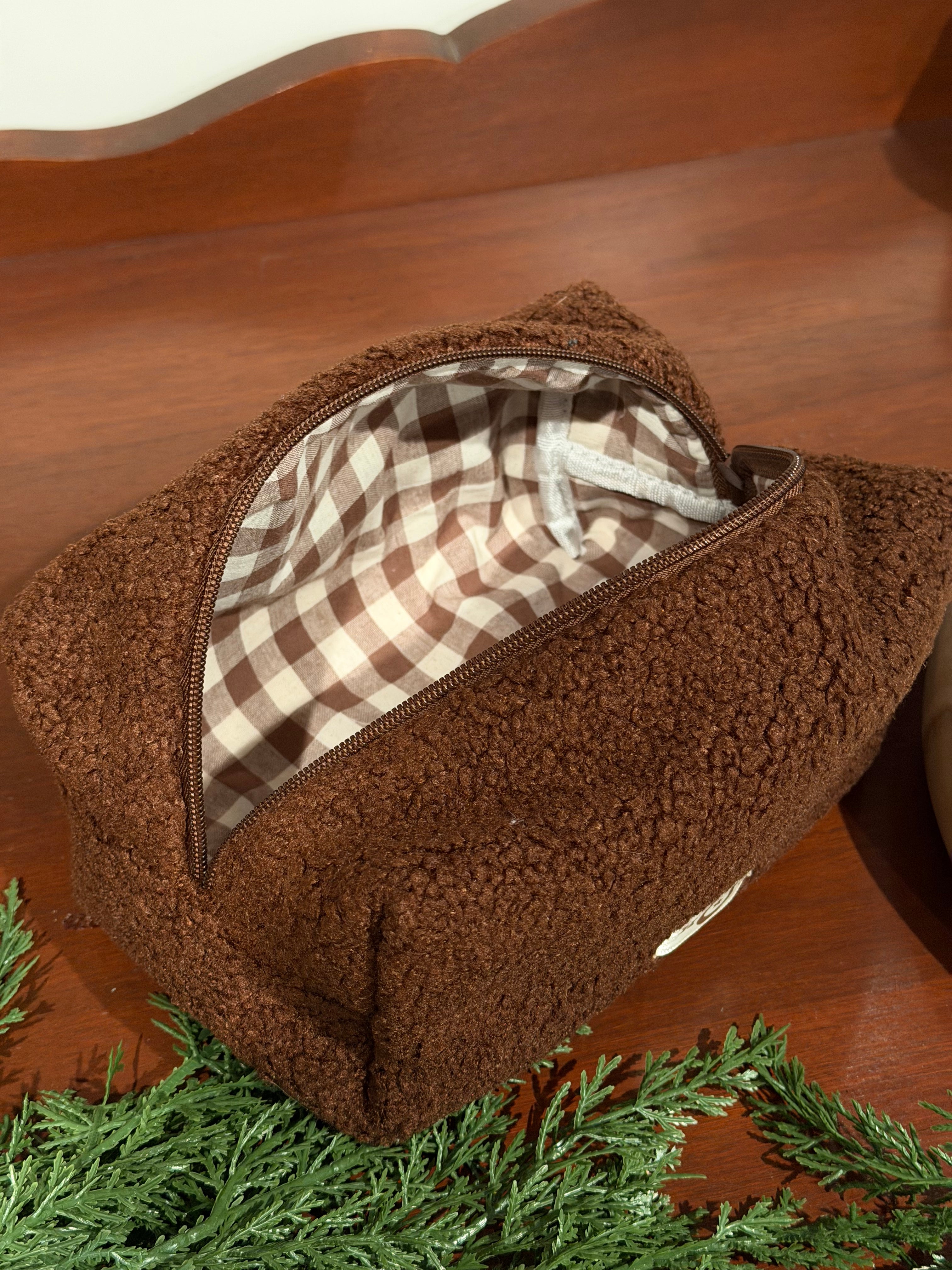 Chocolate Sherpa Bag