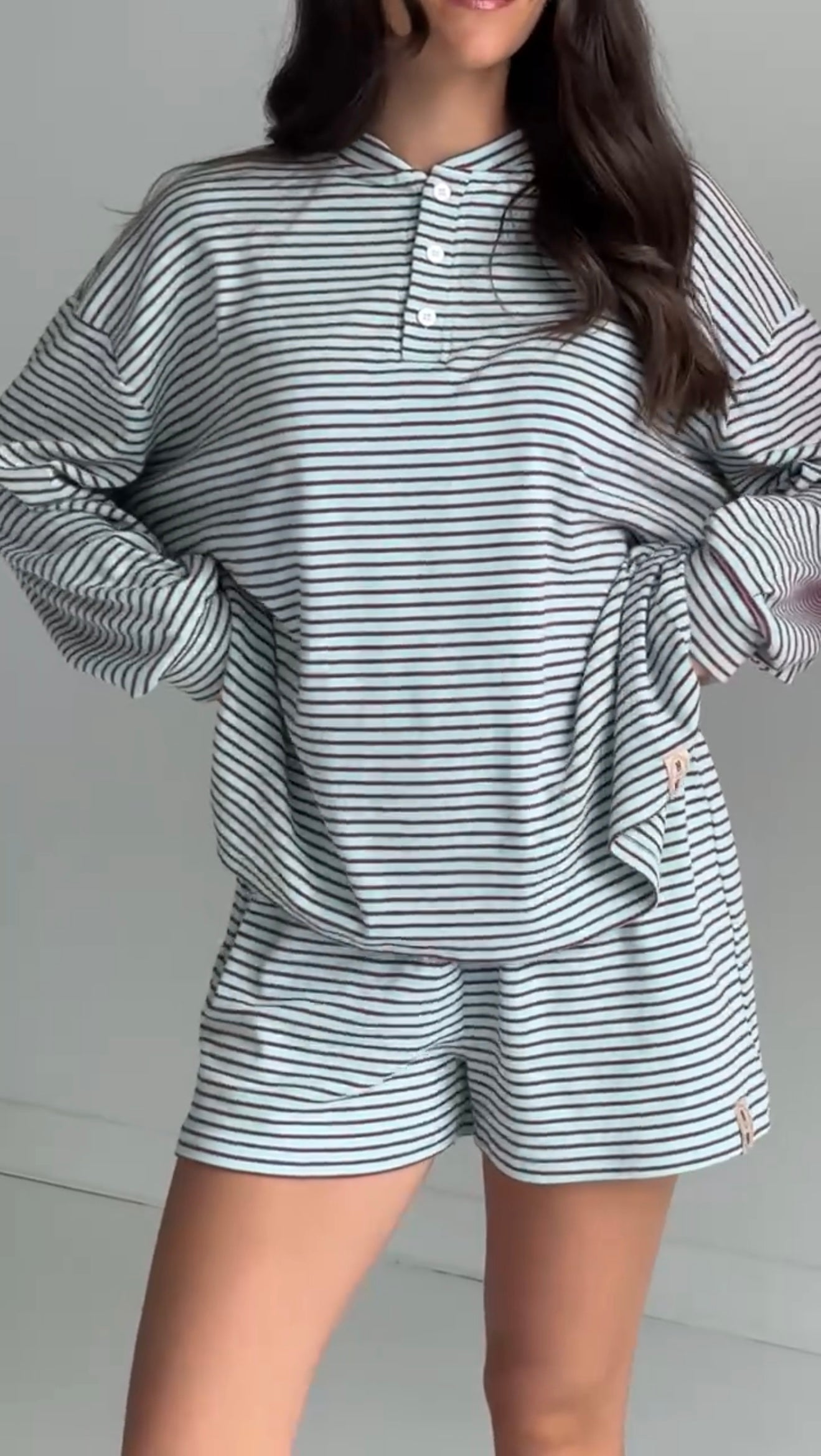 Confetti Long Sleeve Henley