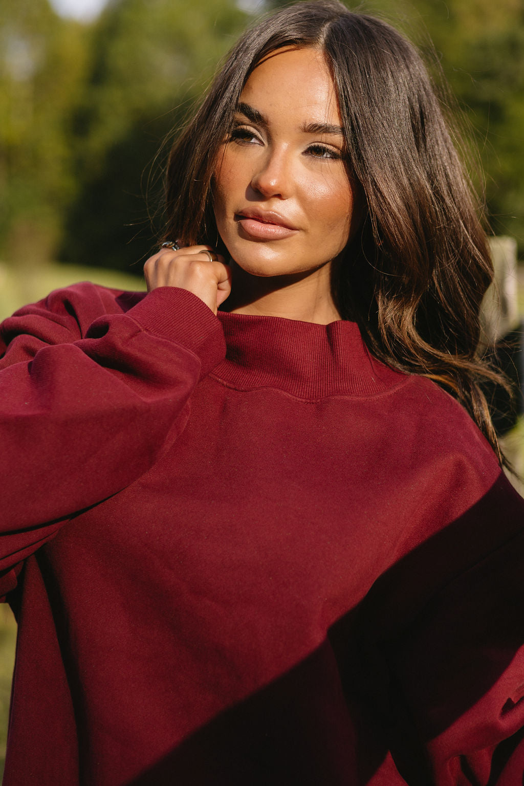 Mulberry Mockneck