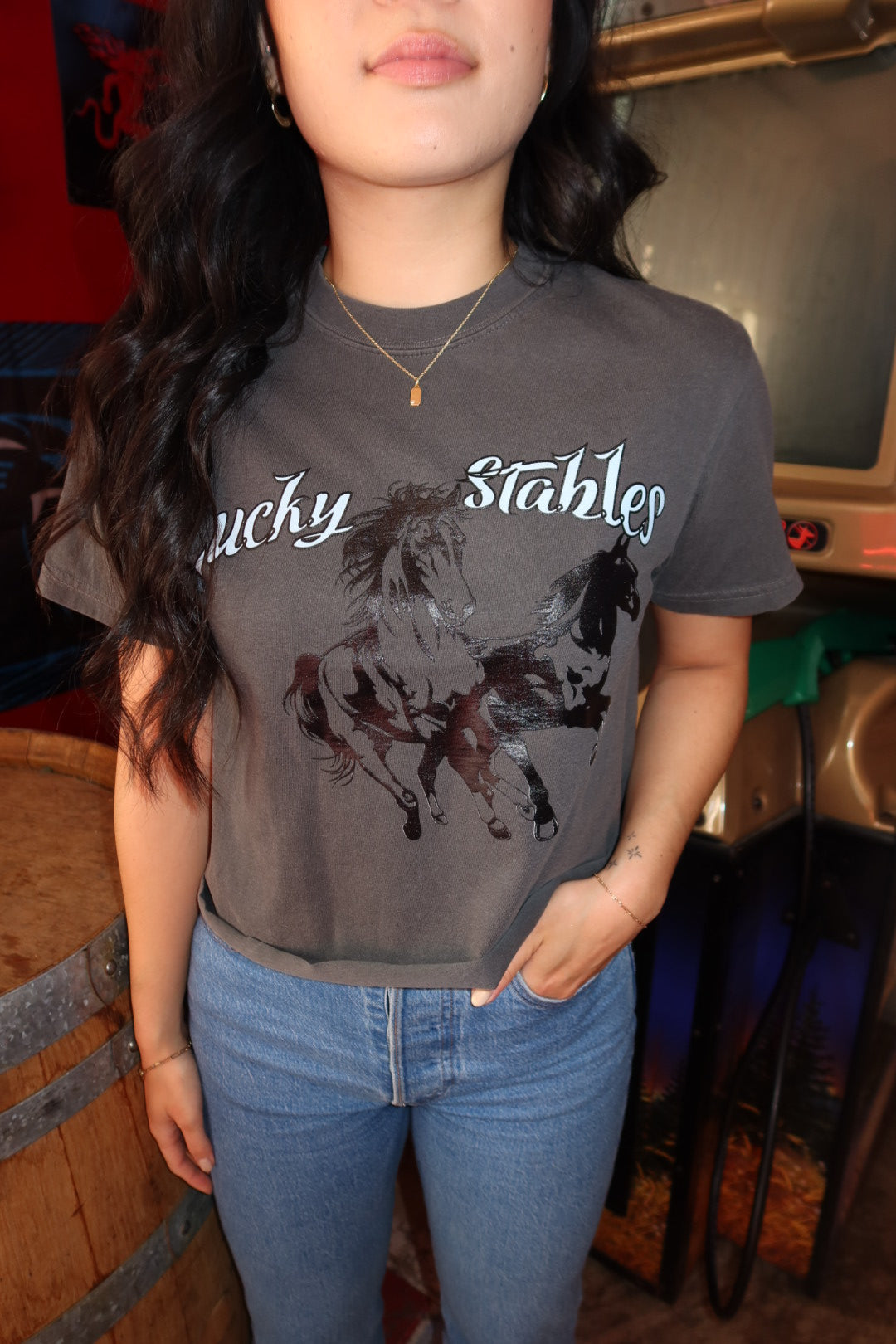 Lucky Stables Baby Tee