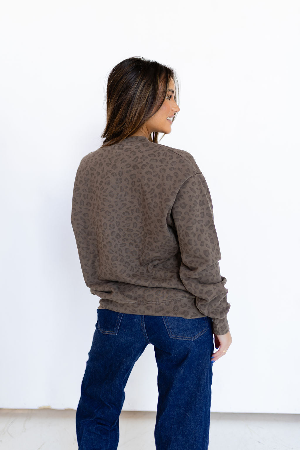 Howdy Cheetah Crewneck