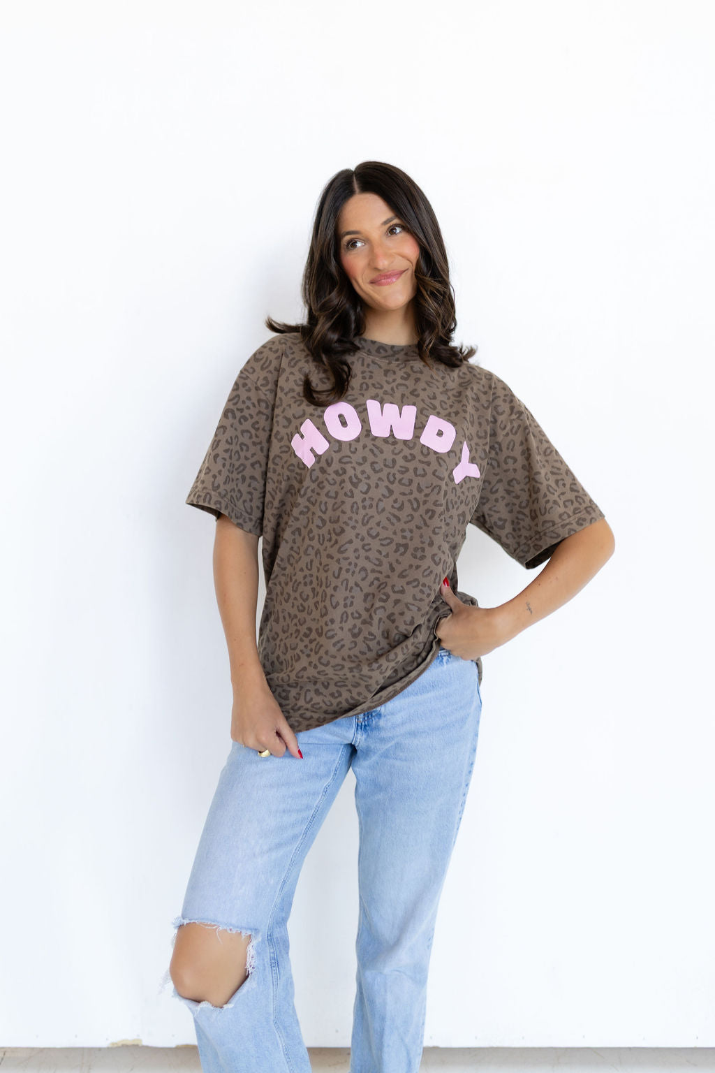 Howdy Cheetah Tee