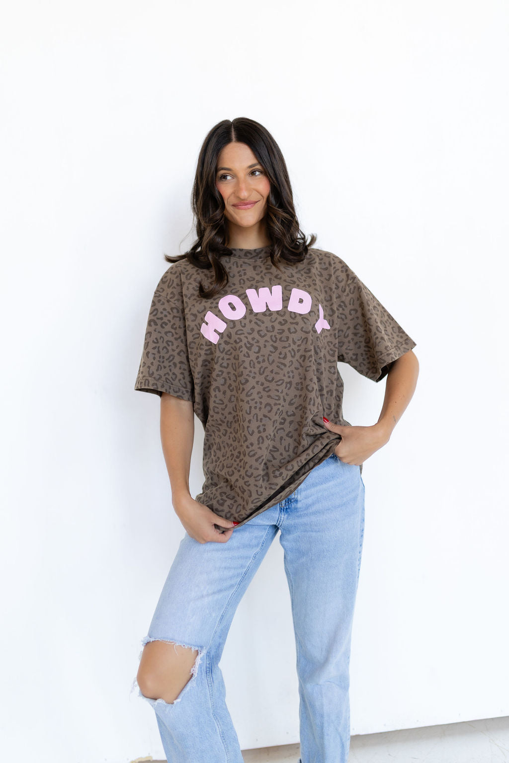 Howdy Cheetah Tee