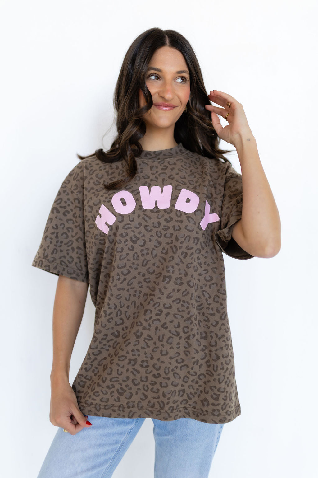Howdy Cheetah Tee