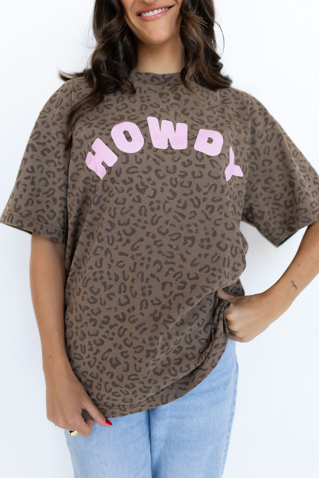 Howdy Cheetah Tee