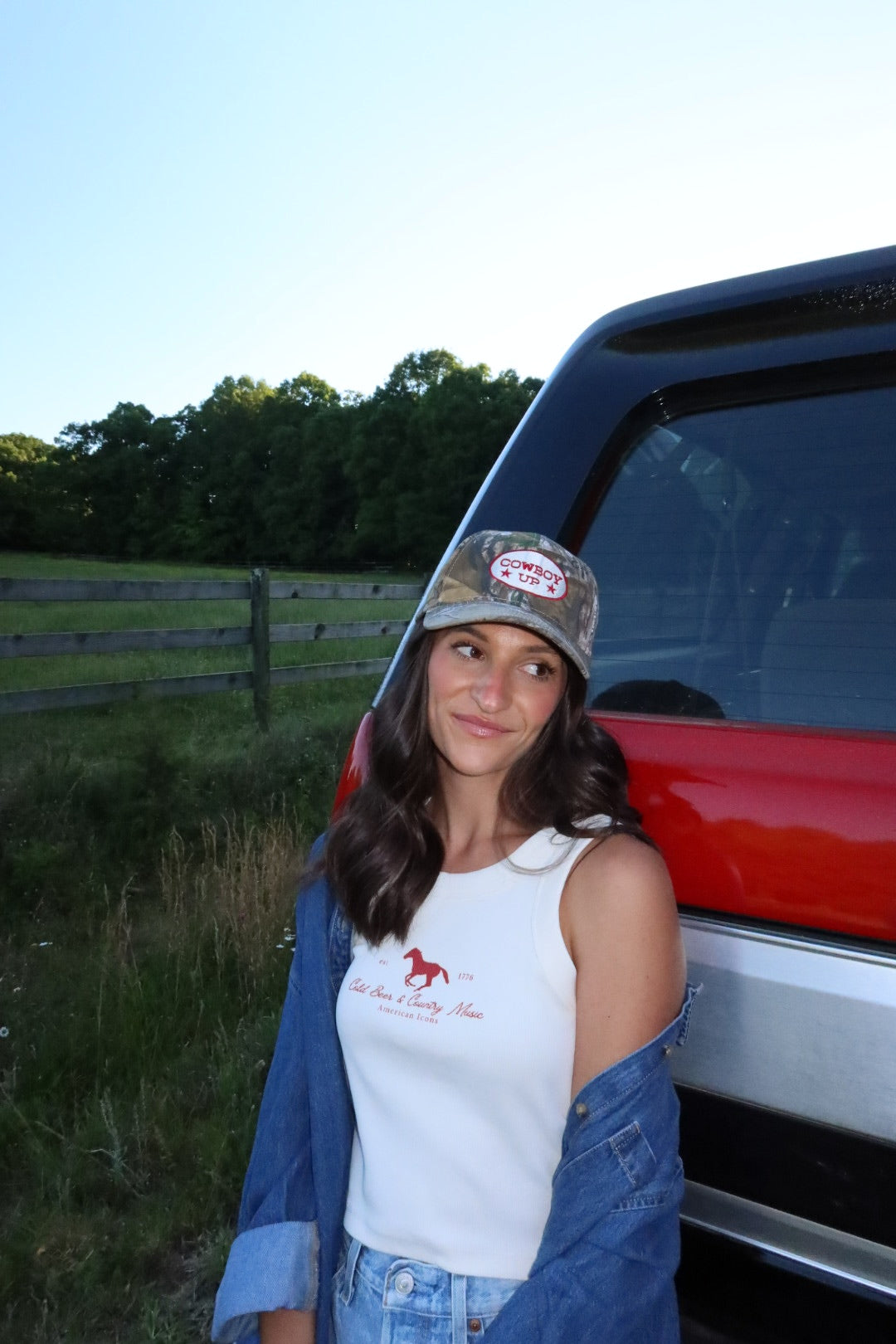 Cowboy Up Hat- Camo